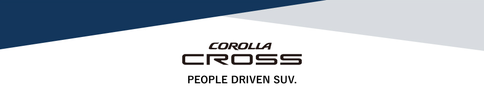 COROLLA CROSS PEOPLE DRIVEN SUV.